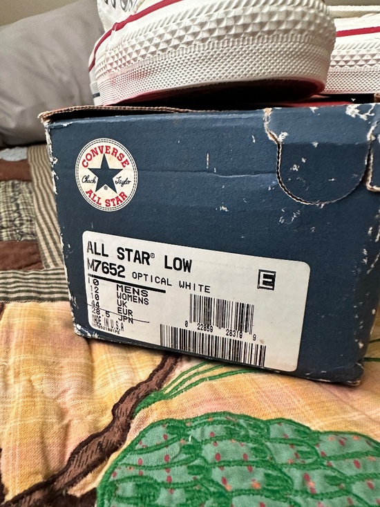 Vintage Converse All Star Made in USA New OS (defects) men’s size 9.5 with box main image 16